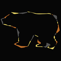  Bear Flag Colors T-shirt - Thumbnail 1