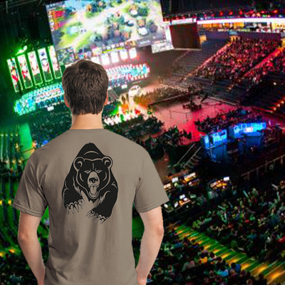 Bear tattoo,  savanna brown t-shirt   - Thumbnail 5