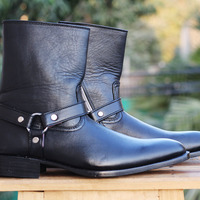 Men's Handmade Black Chelsea Boots, Ankle Chelsea Stylish Designer Boots for Men - Thumbnail 3