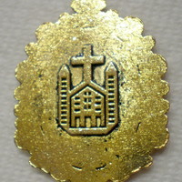 6 of 18x13 mm Antique Gold Plated Pendant Setting with Flowers Design, Can Take Crystals - Thumbnail 3