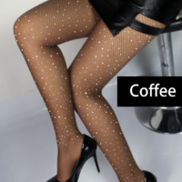 Sexy Rhinestones Mesh Fishnet Stockings Tights - Thumbnail 3