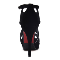 Sexy Black High Heels Platform Sandals - Thumbnail 2