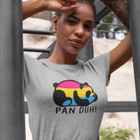 Pan Duh! Unisex Ash T-shirt - Thumbnail 1