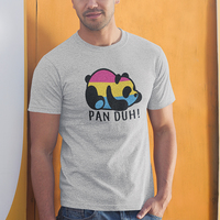 Pan Duh! Unisex Athletic Grey Tank Top - Thumbnail 2