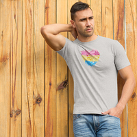 Pansexual Heart Unisex Hoodie - Thumbnail 2