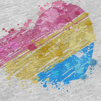 Pansexual Heart Unisex Hoodie - Thumbnail 1