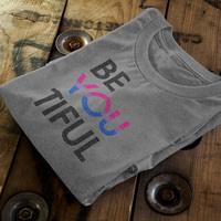 BeYOUtiful  BI-sexual Athletic Women's T-shirt - Thumbnail 1