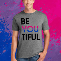 BeYOUtiful  BI-sexual Athletic Women's T-shirt - Thumbnail 2