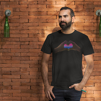 Love Hands Silhouette BI Baseball Shirt - Thumbnail 4