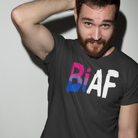 BiAF Dark Heather Grey Unisex Tank Top - Thumbnail 3