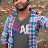 BiAF Dark Heather Grey Unisex T-shirt - Thumbnail 4