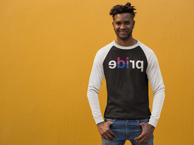 BI in Pride Baseball Style T-shirt