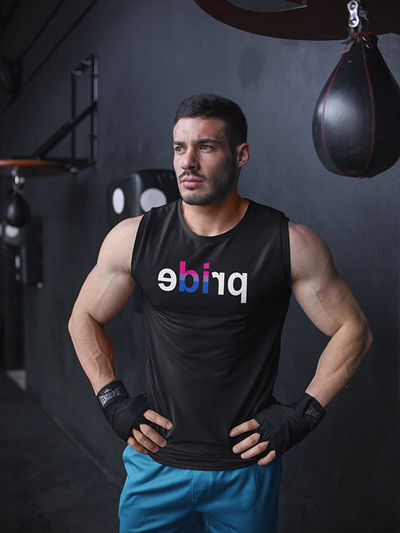 BI in Pride Unisex Muscle style Tank Top