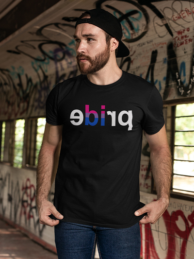 BI in Pride Black Unisex T-shirt
