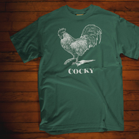 Cocky, The T-shirt, Forest Green - Thumbnail 1
