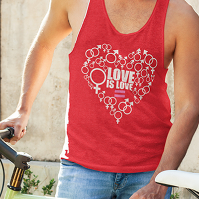 Love is love tank top