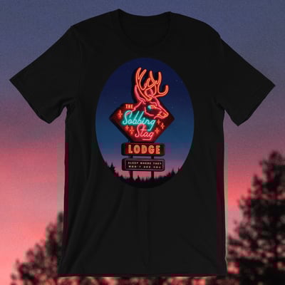 The sobbing stag lodge - t-shirt
