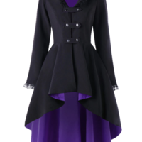 Stylish Gothic Trench Coats - Thumbnail 1