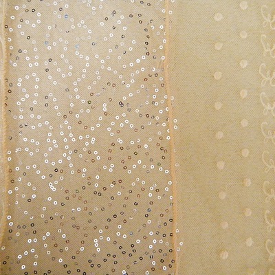 (new with tags) peach sequin and lace scarf