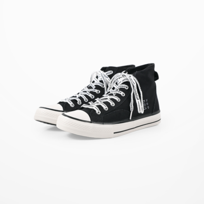 FW19 VULCANIZED SNEAKERS HIGH TOP BLACK