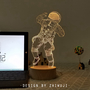 Astronaut Night Light Creative Spaceman 3D Table Lamp-3