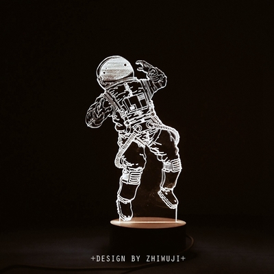 Astronaut night light creative spaceman 3d table lamp