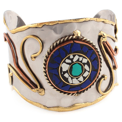 Empress brass cuff
