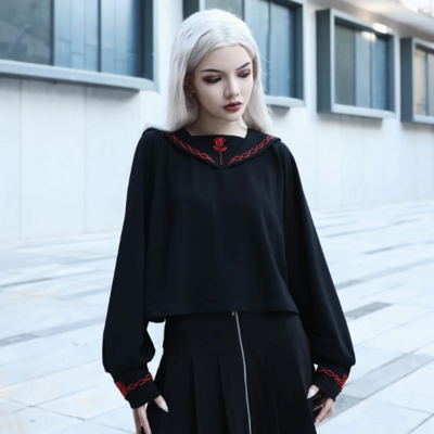 Harajuku loose gothic hoodie