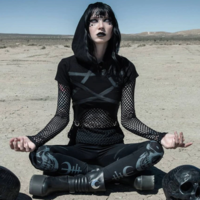 Black Skull Leggings - Thumbnail 2