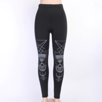 Black Skull Leggings - Thumbnail 3