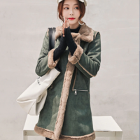 Casual Woolen Fashion Winter Coat - Thumbnail 3
