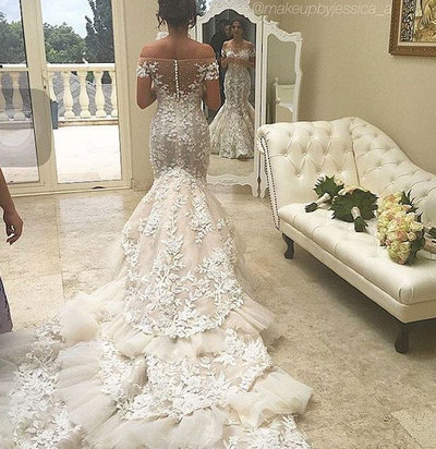 Luxurious Mermaid Wedding Dresses with Lace