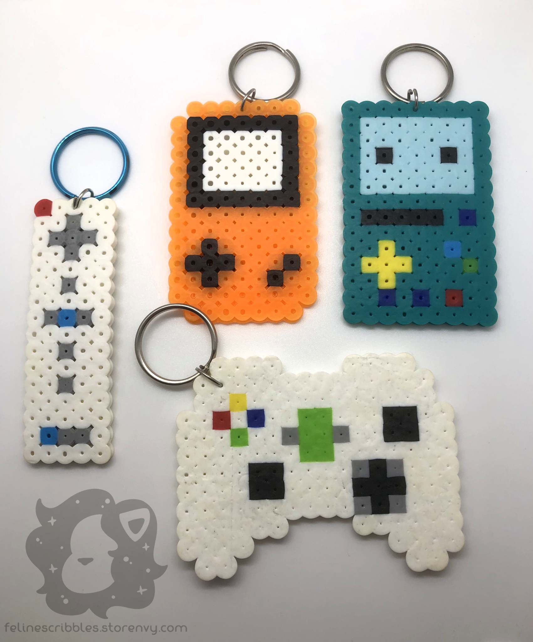 Video Game Themed Keychains on Storenvy