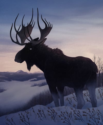 The Lone Call - Print