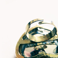 Limited Edition Large Red Jewel Heart Ring - Thumbnail 2