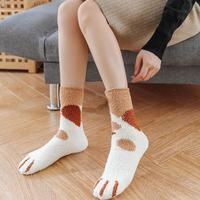Adorable Cat Claw Fleece Socks  - Thumbnail 3