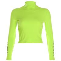 ROCK MORE Turtleneck Neon Top - Thumbnail 4