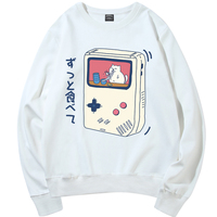 Harajuku game machine round neck sweater - Thumbnail 3