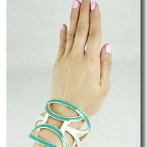 Lovely Mint Jade Cuff - Thumbnail 1