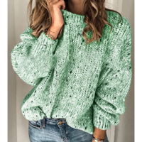 Round Neck Long Sleeve Sweater - Thumbnail 3