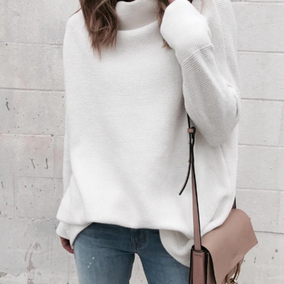 Autumn and winter knitted pullover sweater