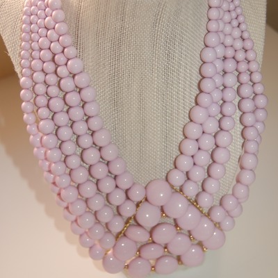 Lilac dream beaded necklace