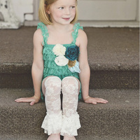 Lace Ruffle Legwarmers - Thumbnail 1