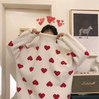 Red Heart Jumper Sweater - Thumbnail 2
