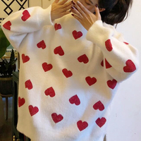 Red Heart Jumper Sweater - Thumbnail 3