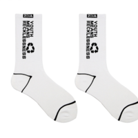 "YOUTH MEANS RECKLESSNESS" SOCKS - Thumbnail 1