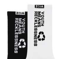 "YOUTH MEANS RECKLESSNESS" SOCKS - Thumbnail 2