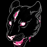 Flash Panther II - Black T-Shirt - Thumbnail 1