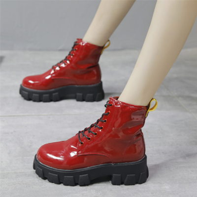 Thisck bottom heel winter and autumn water proof ankle boots