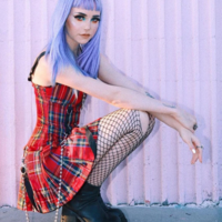 Red Plaid Mini Dress - Thumbnail 2